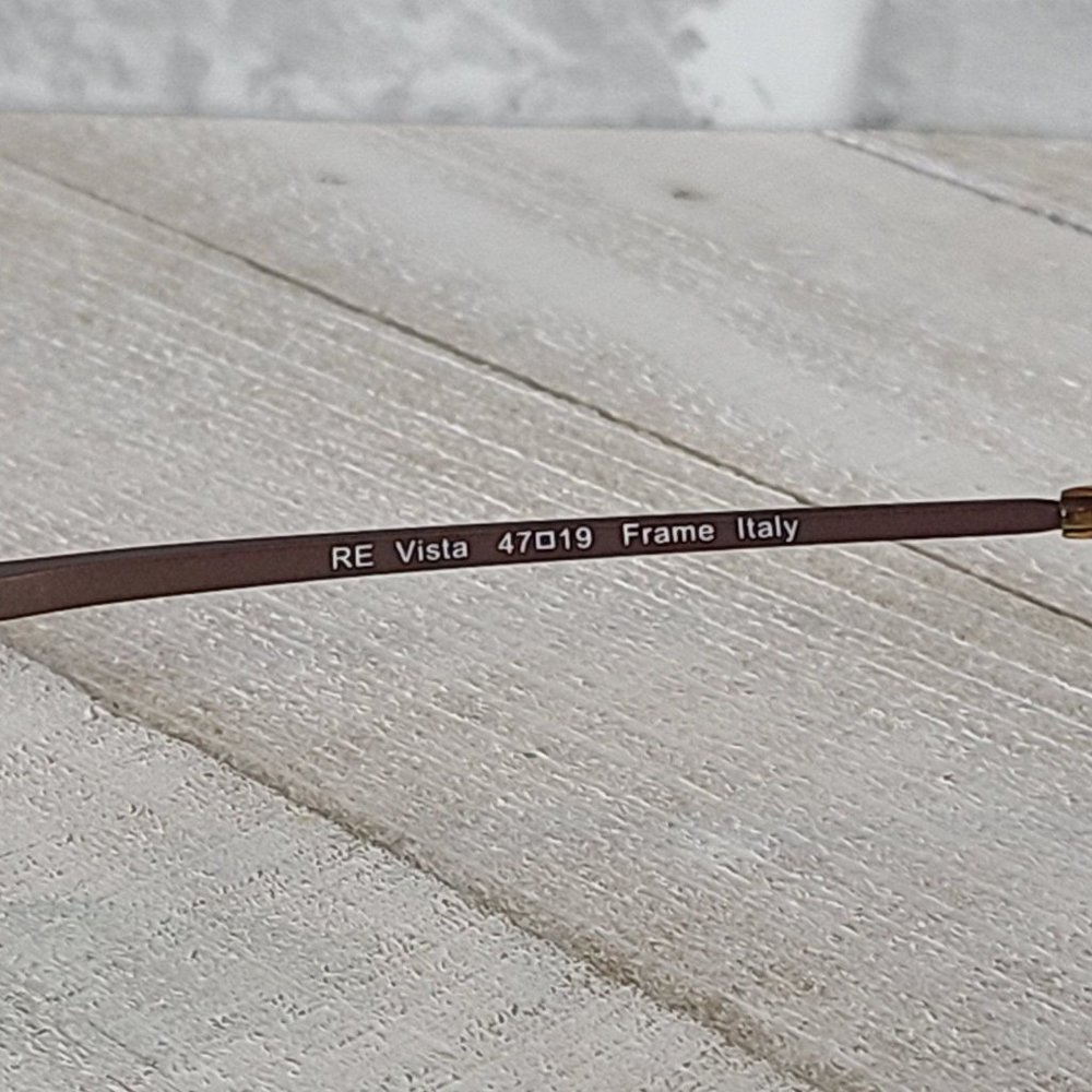 Randolph RE Vista Italy Oval Glasses Eyewear Frames 47019 135mm - Picture 9 of 10